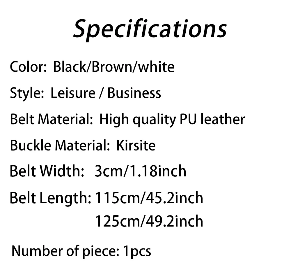 Neue Luxus Gürtel für Männer PU Leder Gürtel Metall Pin Schnalle Hohe Qualität Berühmte Marke Designer Hüftgurt Gürtel für Jeans Männer Gürtel – Detail 1