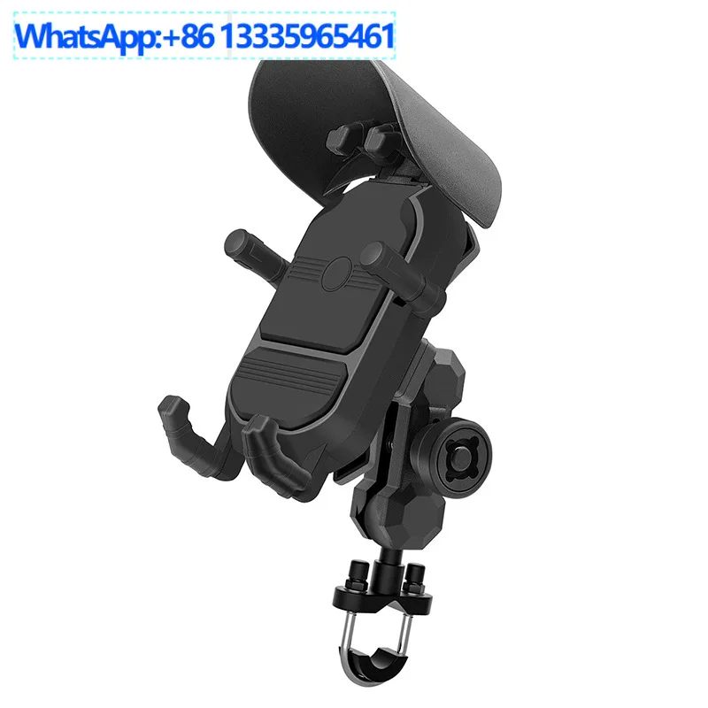 WUPP motorcycle shock-proof mobile phone holder, shock-absorbing and anti-shake takeaway navigation bracket, electric vehicle mo
