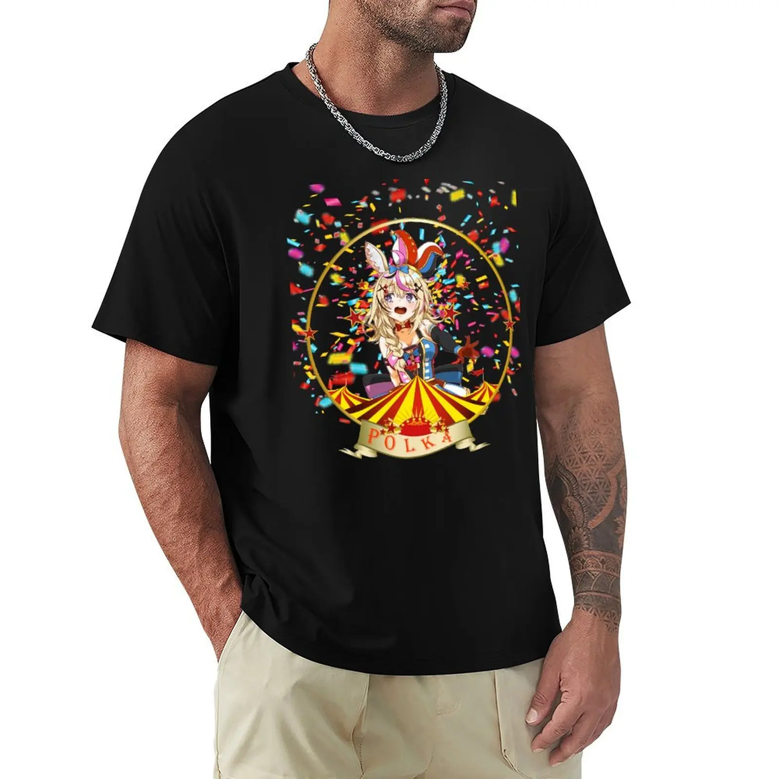 Polka Circus T-Shirt Standard Fit Solid Tee Shirt