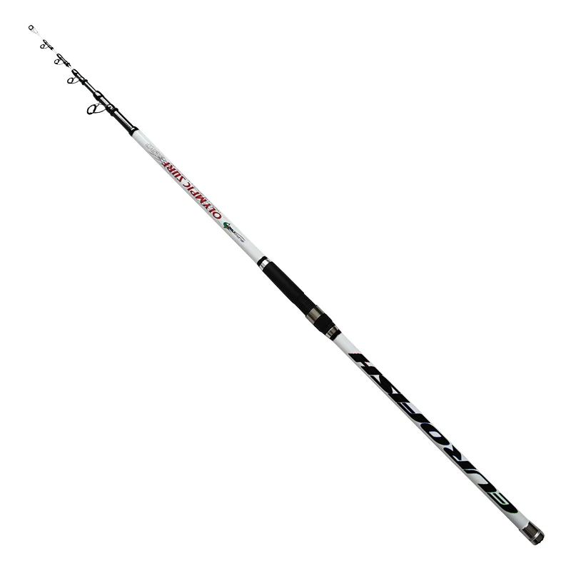 2pcs/pack 3.9M telescopic rod UH power high carbon Far shot sea beach long casting carp fishrod