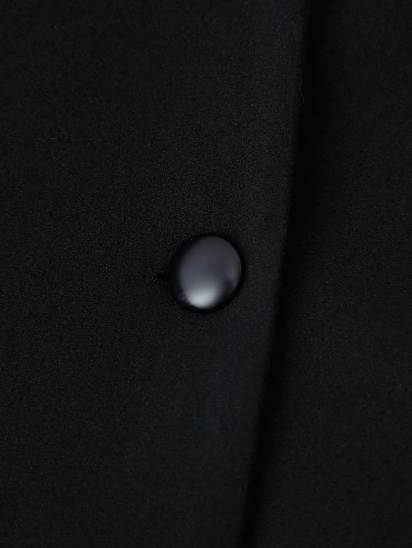 2025 invierno nueva mujer moda Casual Simple versátil cuello de manga larga abotonado cuello de lana abrigo largo