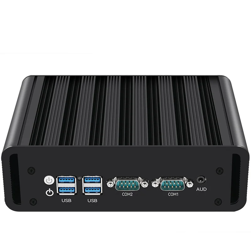 인텔 N100 J6412 미니 PC, 4개 USB3.0 포트, 2개 USB2.0 포트, 2개 RS485 포트, 2개 기가비트 LAN 포트, WiFi 및 4G LTE 지원, 산업용 Win10 지원 컴퓨터