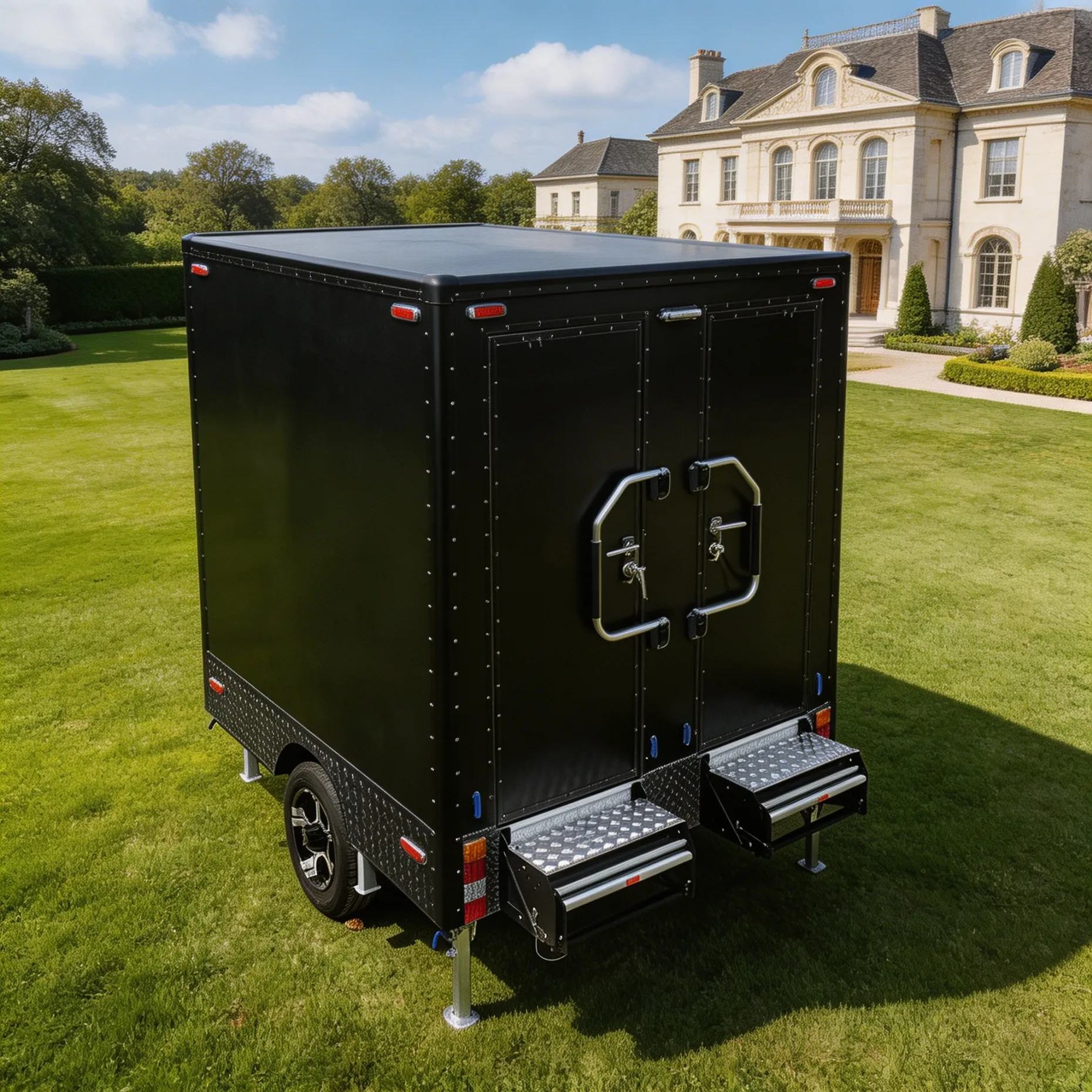 Innovative Factory-Made Portable Restroom Trailer – Luxury Outdoor Shower and Bathroom