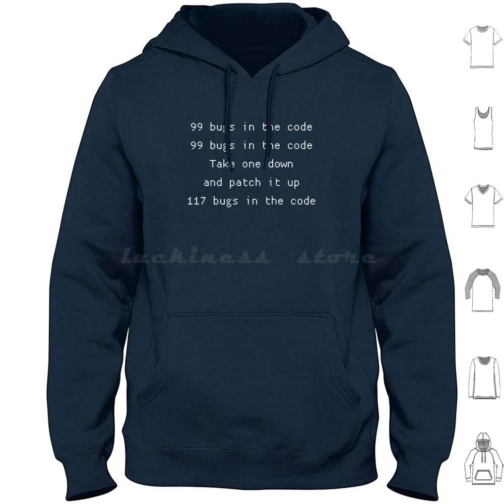 99 باغز إن ذا كود هوديس بأكمام طويلة Octodex Github Git Developer Programmer Code Coding