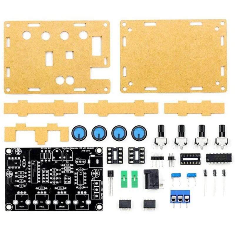 DIY ICL8038 Multifunctional Low Frequency Signal Generator 5Hz-400kHz Multi-Wave DIY Soldering Project Practice Electronic Kit