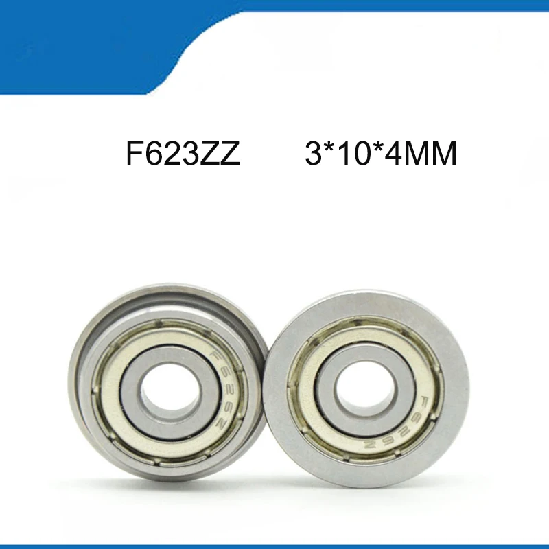 High Quality Bearing 10/20PCS F623ZZ Corrosion Resistielded F623ZZ Bearings (3*10*4MM ) Deep Groove Ball Bearing (ABEC-1)