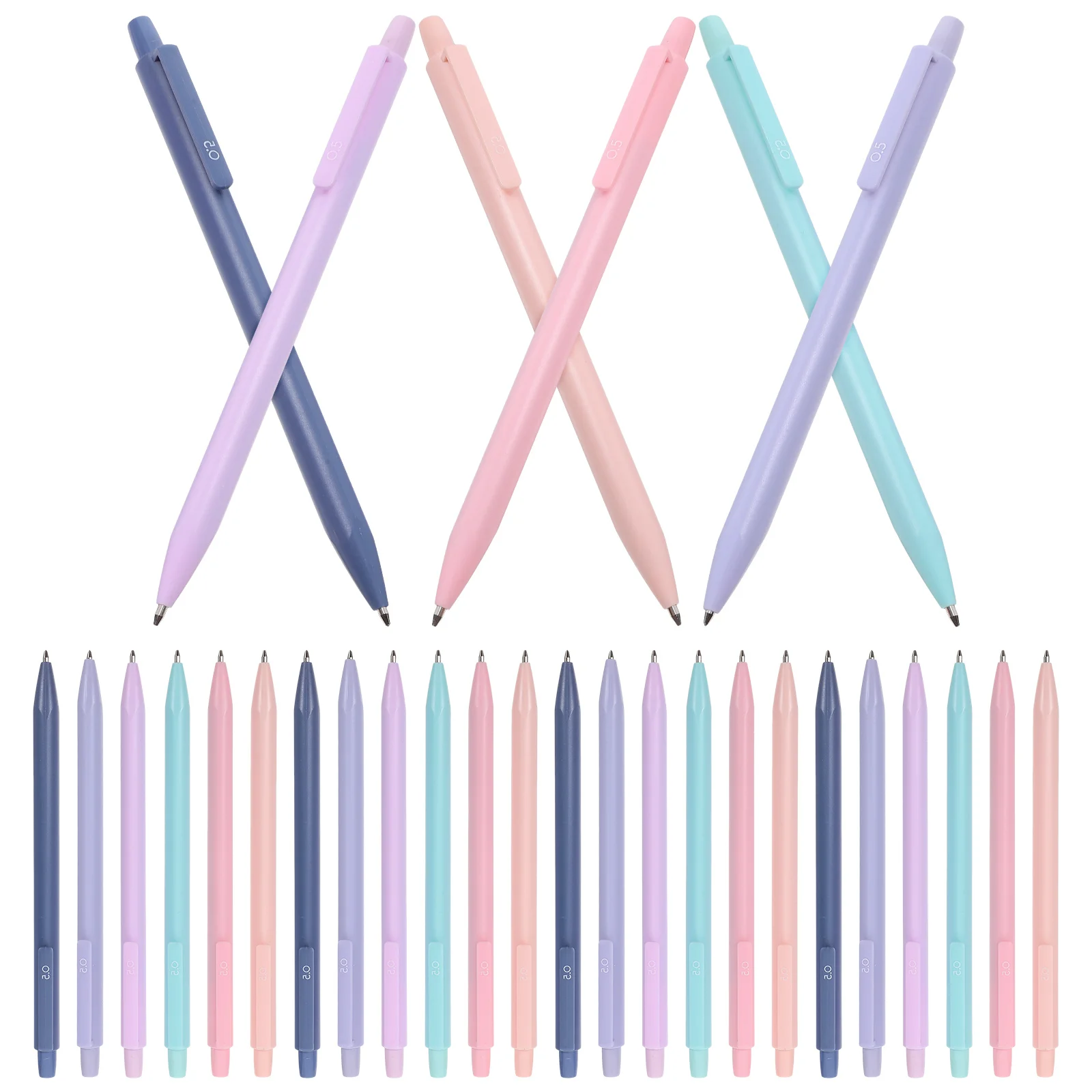 

30pcs Multi-color Mechanical Pencil Set Triangular Barrel Student Kids School Supplies Gift Drafting Pencils