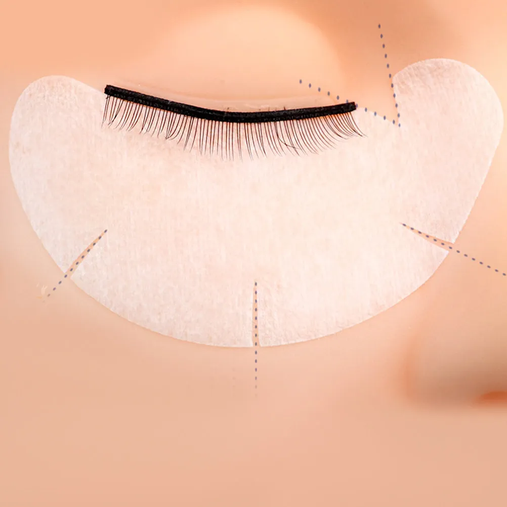 Eyelash Extension Tape 100 Pieces V Shaped Comfortable Lash Pads for Makeup Artists Salons and Home Use