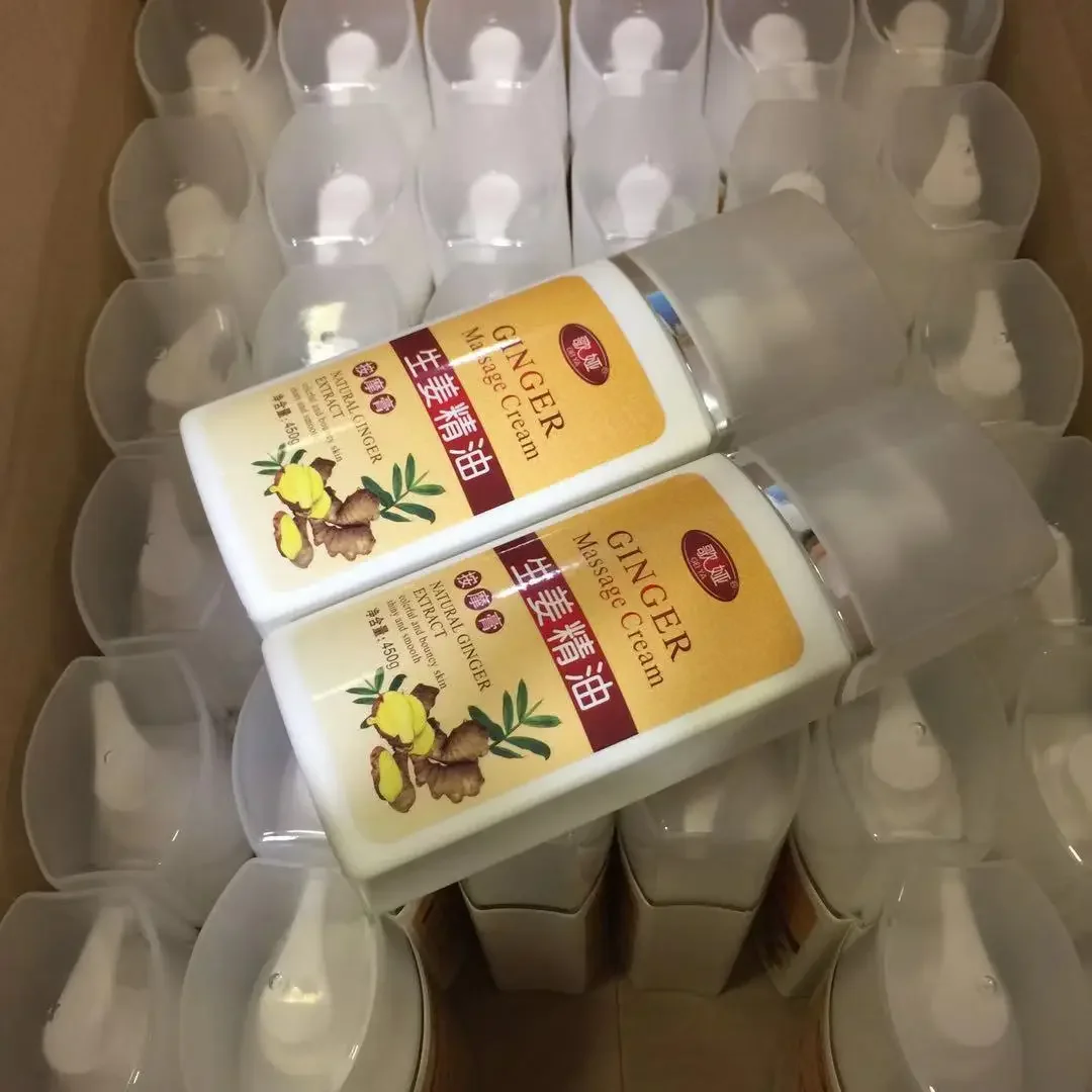 450g Thermal Ginger Massage Cream Ginger Essential Oil Heat Energy Massage Cream Foot Therapy Ginger Massage Cream