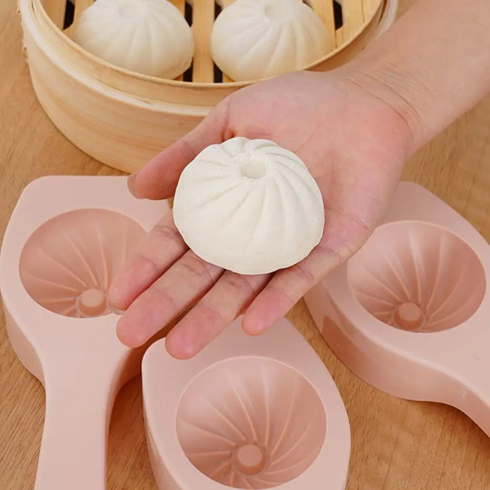 Bun Maker Mold Steamed Stuffed Bun Maker Non Stick Dumpling Baozi Maker Pastry Dough Press Tool Easy Release Kitchen Accessories