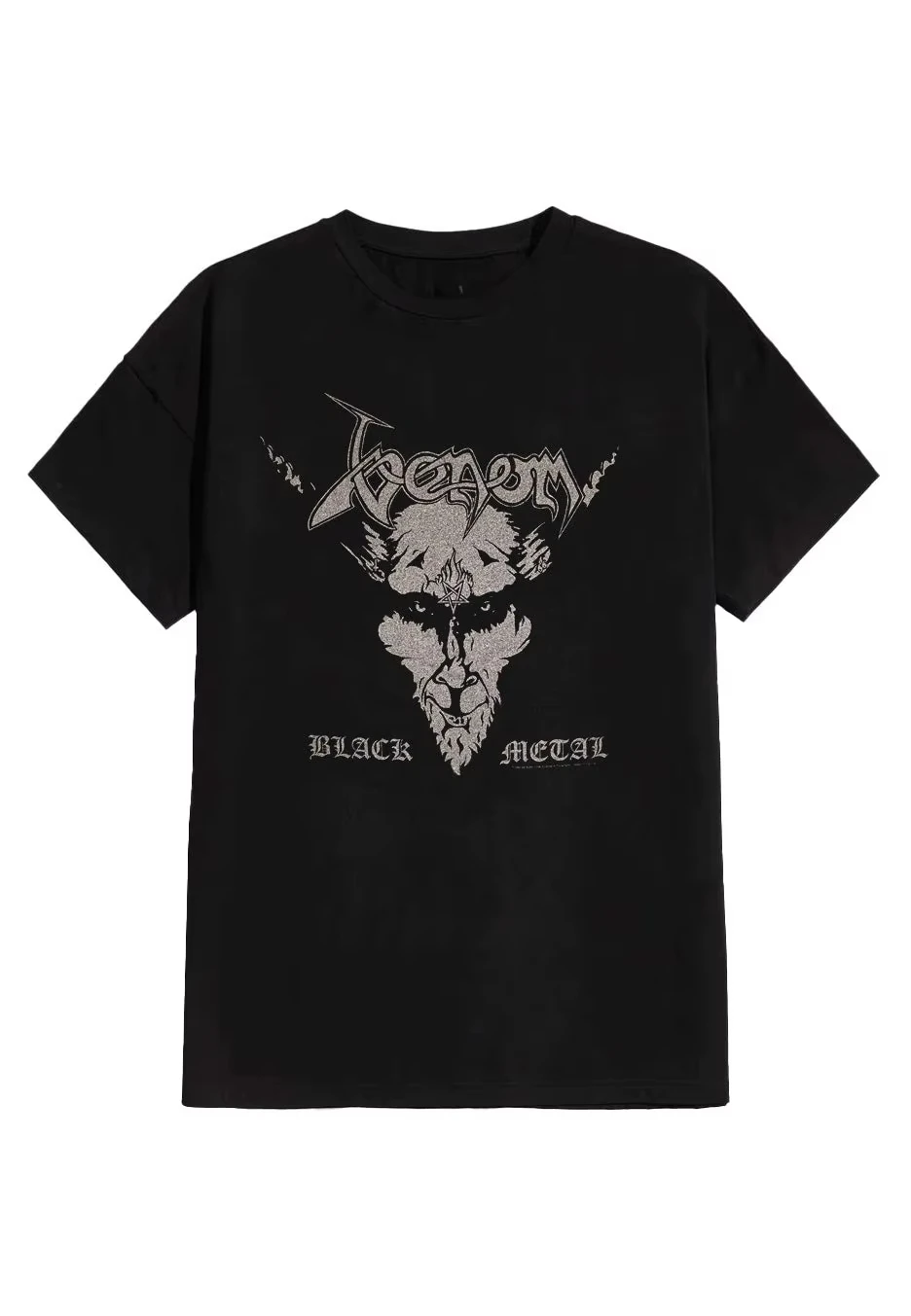 

Venom Black Metal T-Shirt Peripheral Pattern Printing Summer Luxury Brand Cotton Men's and Women's Short Sleeves T-Shirts