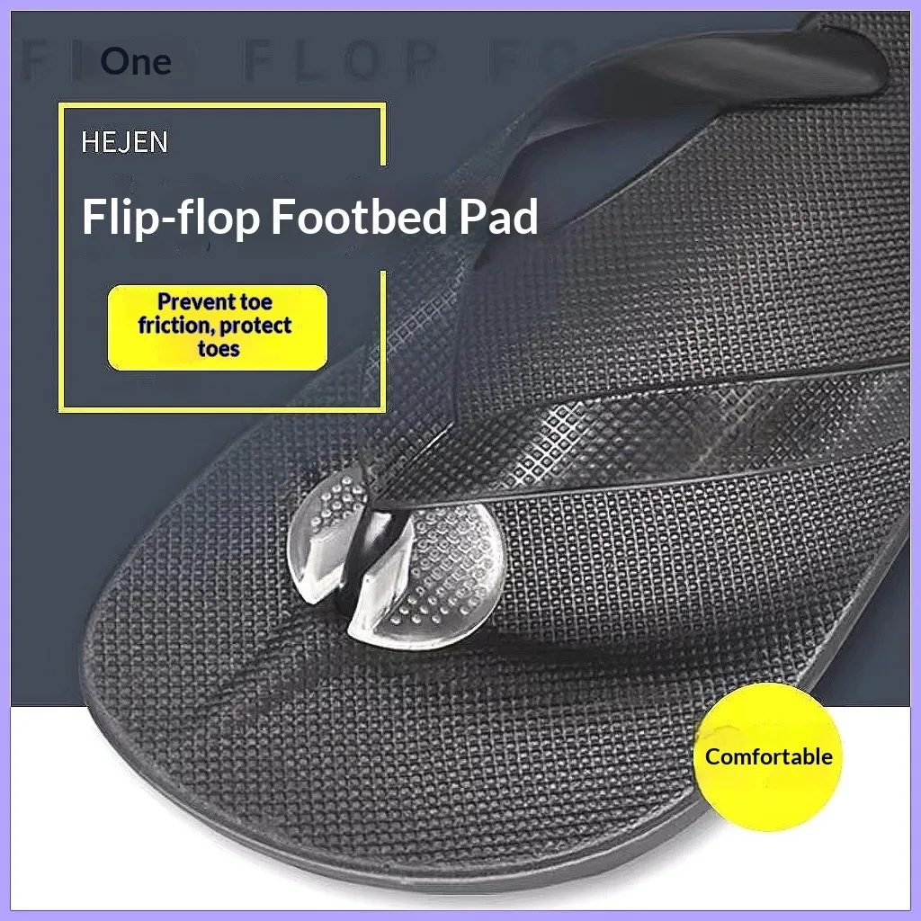 

Silicone Flip-Flop Toe Clip Pad, Anti-Wear Foot Protection Artifact, Non-Slip Insole, Toe Cover for Pain Relief
