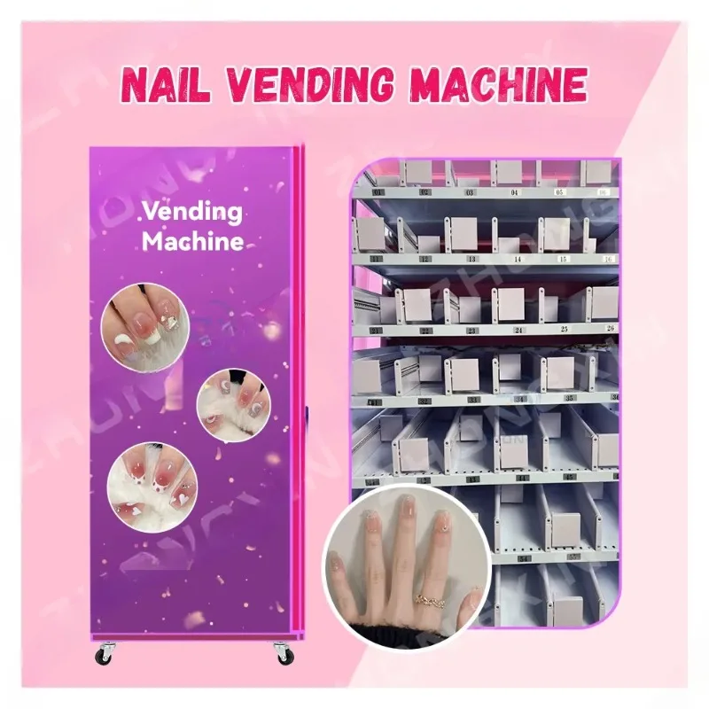 حار بيع 7 بوصة شاشة رقمية صغيرة آلة بيع الشعر رمش مع نظام دفع البطاقة