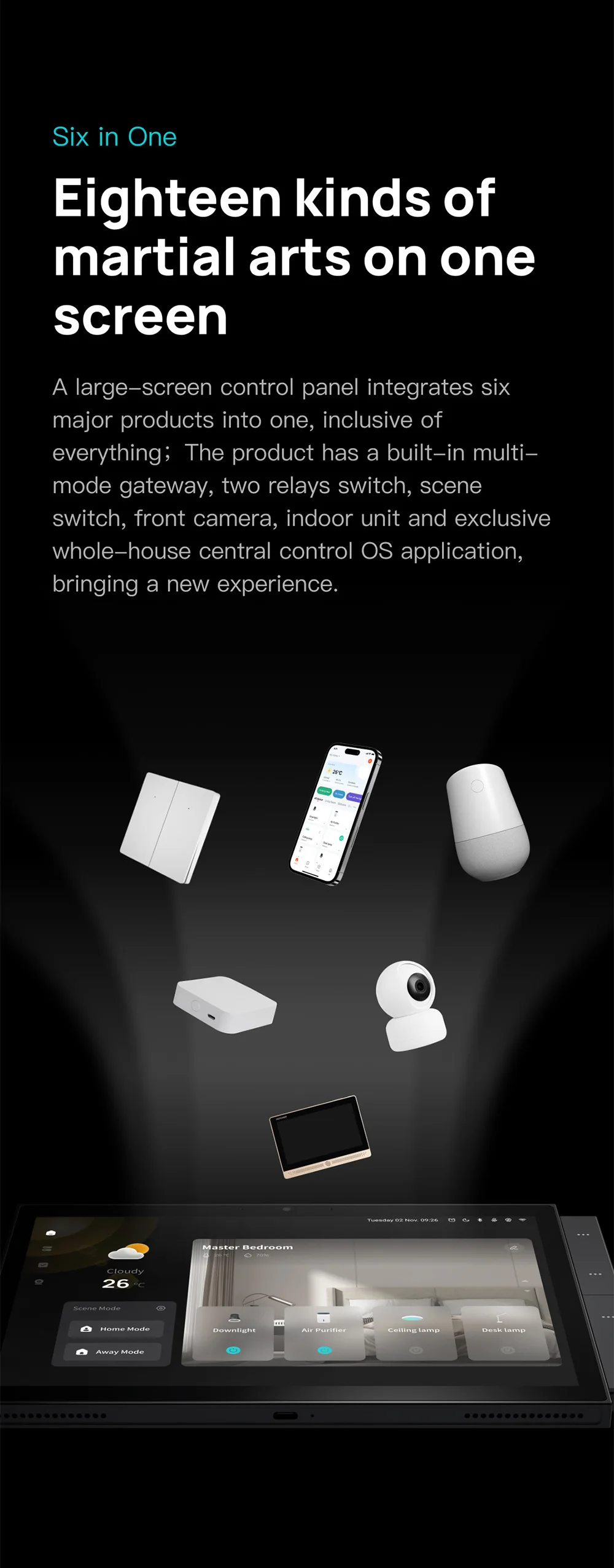 22025 NEW Tuya Smart Home Control Panel Max 10.1inch Touch Screen with Bluetooth Zigbee Gateway   Building Intercom Compatible