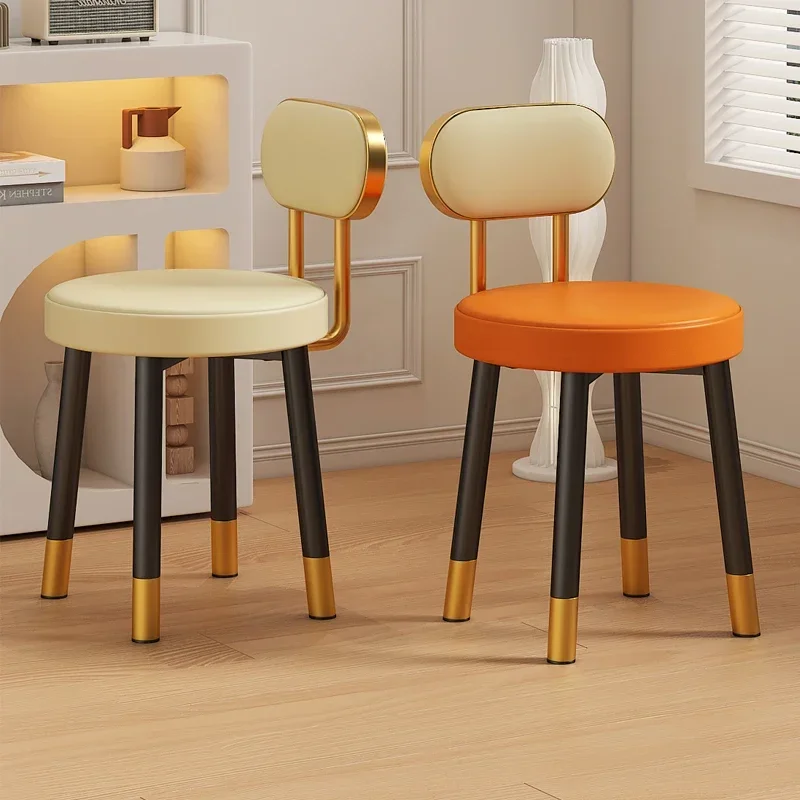 

Nordic Style Stools Wear-Resistant Environmentally Friendly Easy to Clean Foot Stool with Increased Cushion for Vanity Comfort