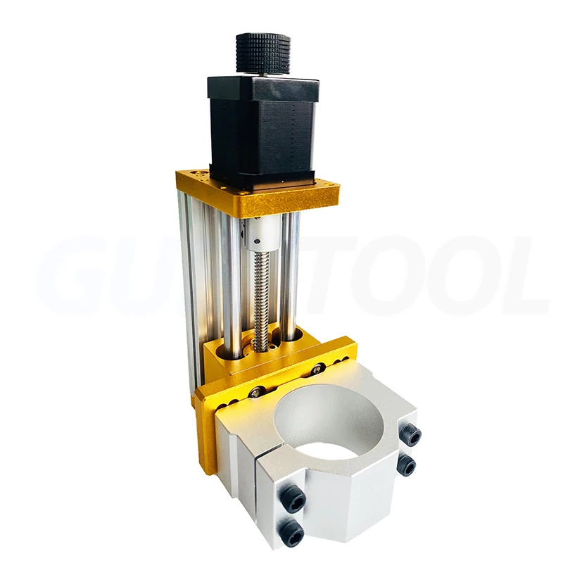 CNC Z-Axis Module Aluminum Sliding Table Support 3018 Spindle Clamp 45/52/65mm Spindle Apply For Nema17/23 42BYG/57 Stepper Moto