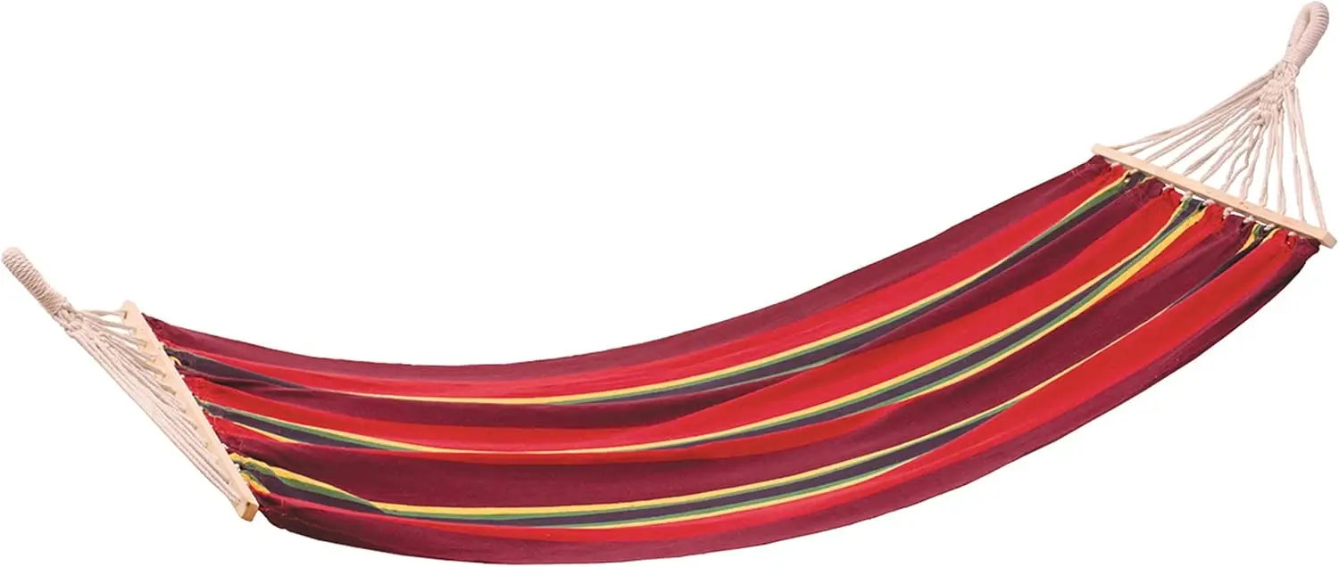 

Cotton Blend Bahamas Hammock in Burgundy - Comfortable and Durable for Outdoor Relaxation