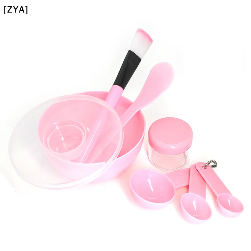 Facial Brush Mask Bowl Spoon Set Mask Brush Bar DIY Beauty Tools Mixing Tools Skin Care Makeup Supplies Woman Facial Tools[ZYA] view 3
