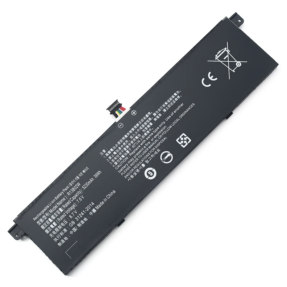 Keyuan R13B02W 5230Mah Nova Bateria Do Portátil para Xiaomi R13B01W R13B02W Notebook Mi Air 13.3 12.5 Pro 15.6 polegadas Series