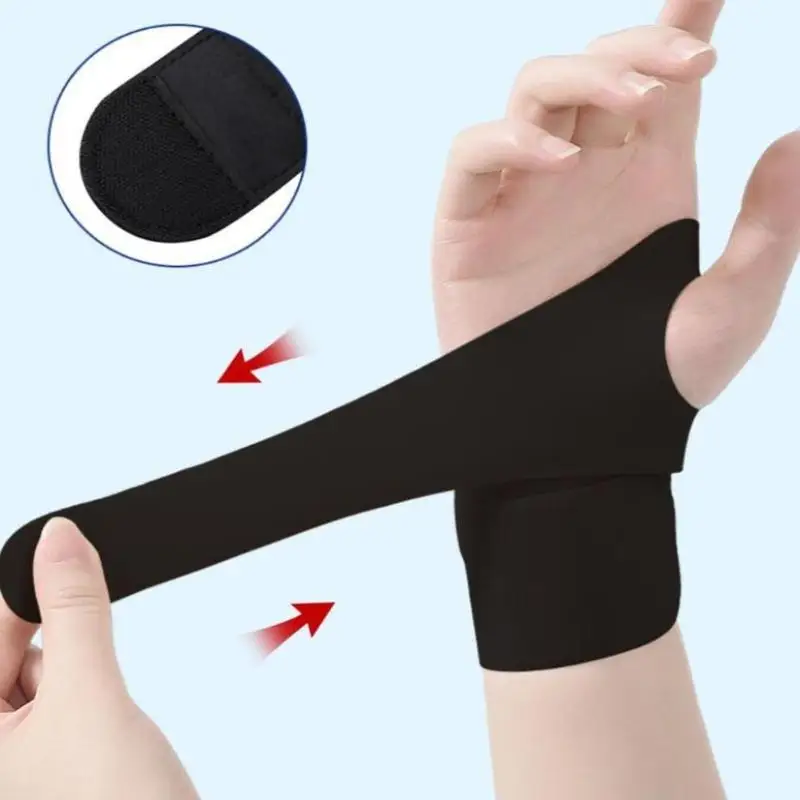 Adjustable Wrist Support Fitness Badminton Sports Jacket Wrist Sprain Tendon Sheath Lightweight Joint Strain Winding Fixation