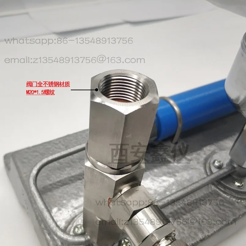 YW-6/60 pressure calibration 60MPa tester simple pressure gauge calibration spot