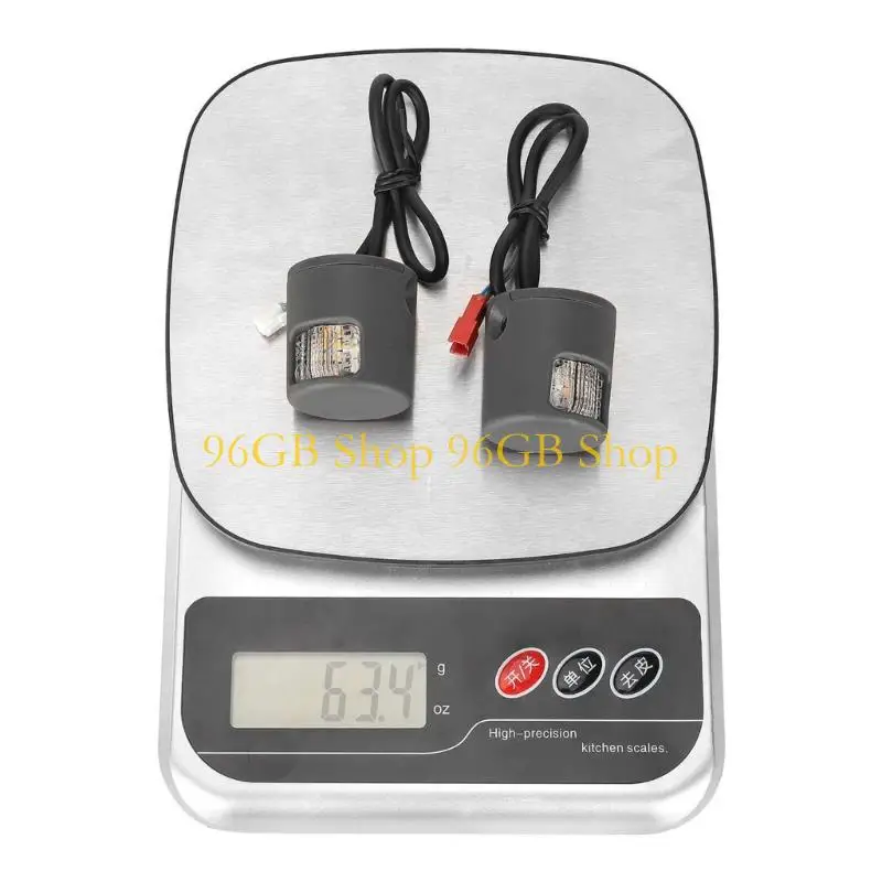 96GB Shockproof ABS Turn Light For Electric Scooter Handlebar Energy Efficient LED Technology Quick Mount