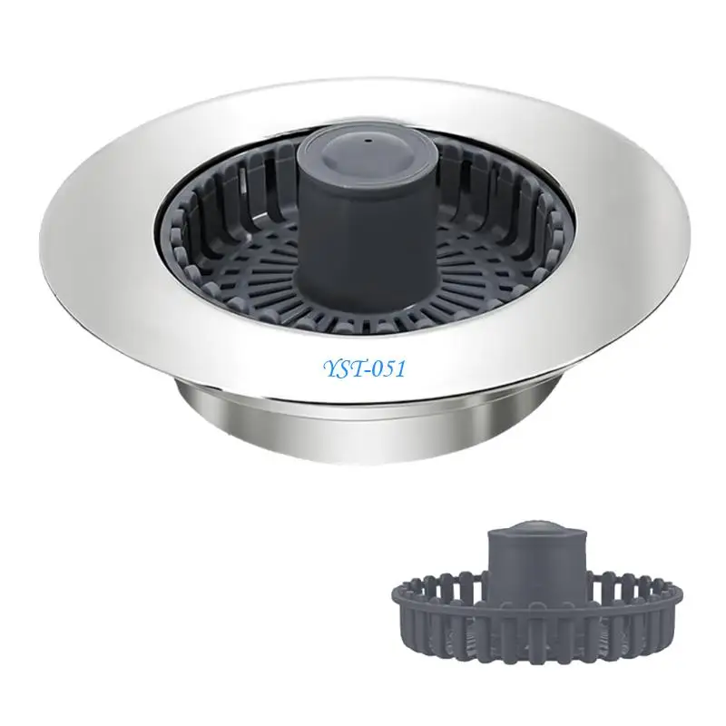 

E15A Sink Drain Plug Drain Strainer Bounce Cores Drain Sink Plug Easy to Install