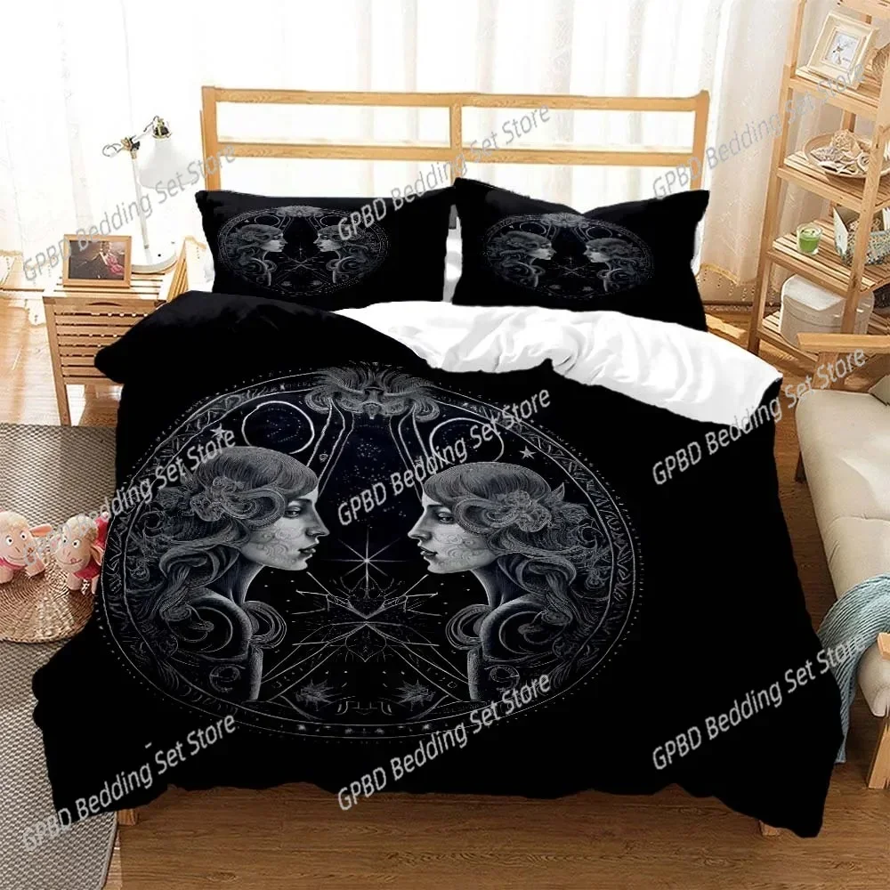 

Constellation personalized print quilt cover soft and comfortable comforter bedding sets Complete size Customizable