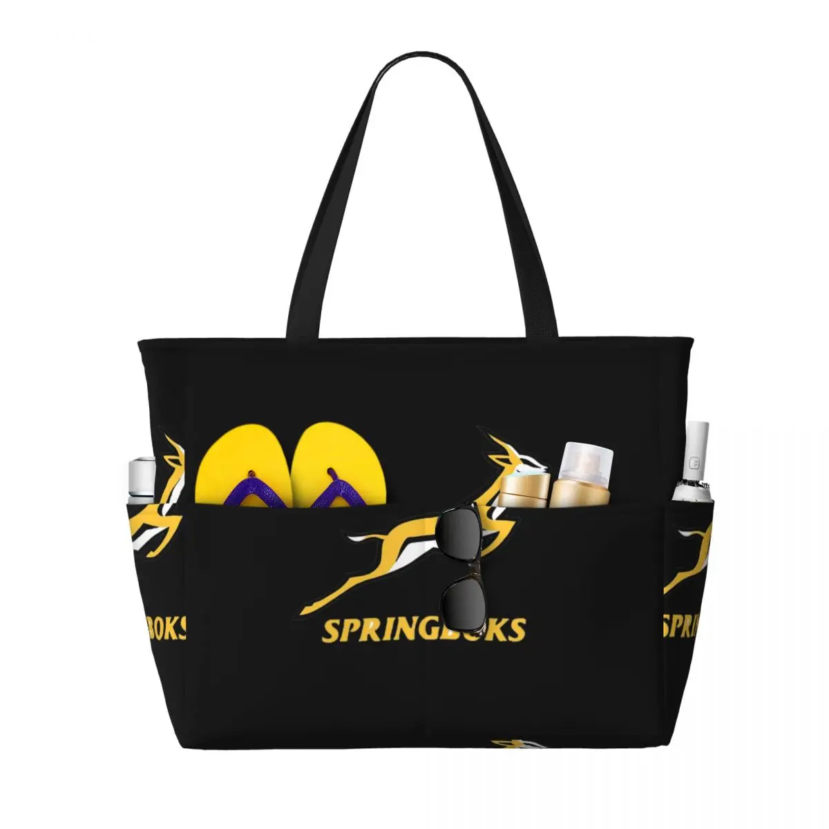 Springbok Beach Tote Bag Sport Gym Yoga Duffle Large Tote Bag Women Travel Bag Fitness bag