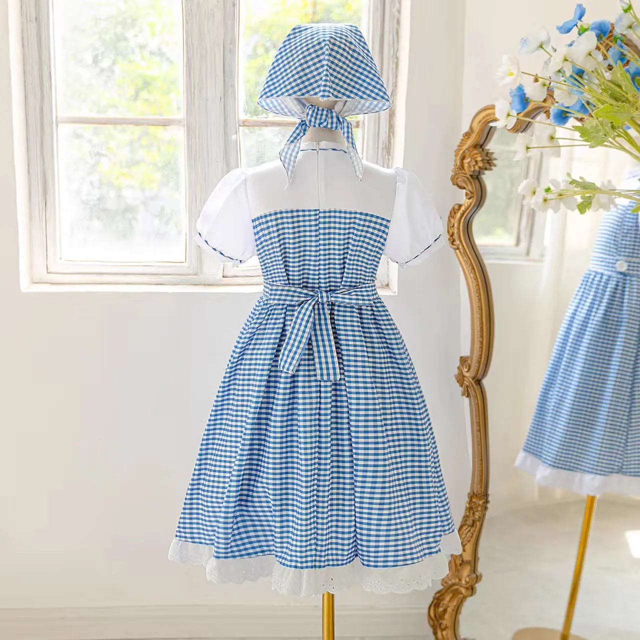 The Wizard of Oz Dorothy Costume Dress for Children Girls 4-12Y Umorden image 6