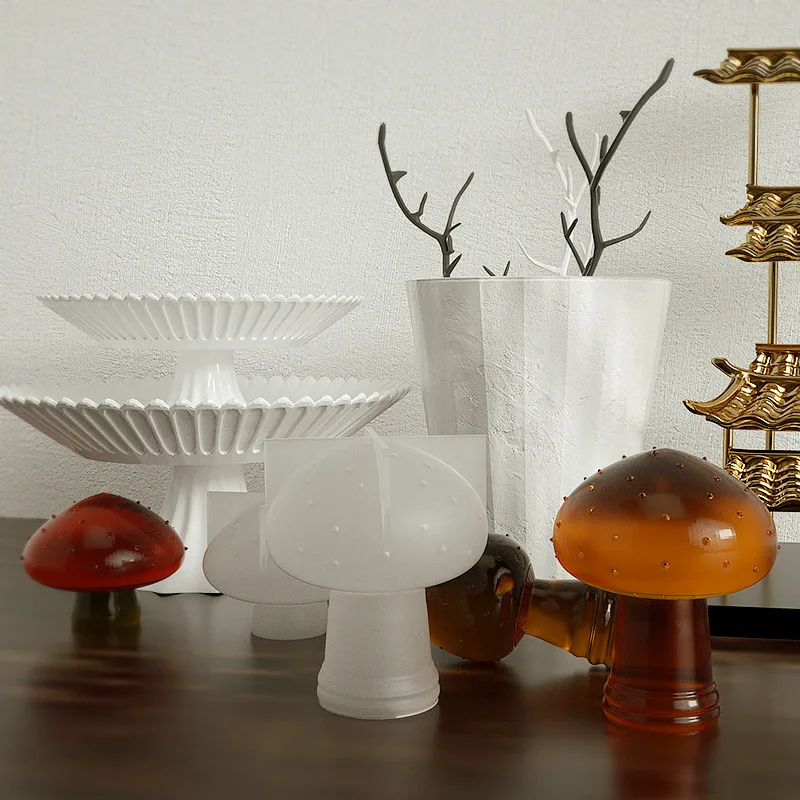 

1 шт. Высококачественная 3D-форма для выпечки в виде гриба, используемая для литья эпоксидной смолы, декора дома, DIY силиконовая форма для грибов