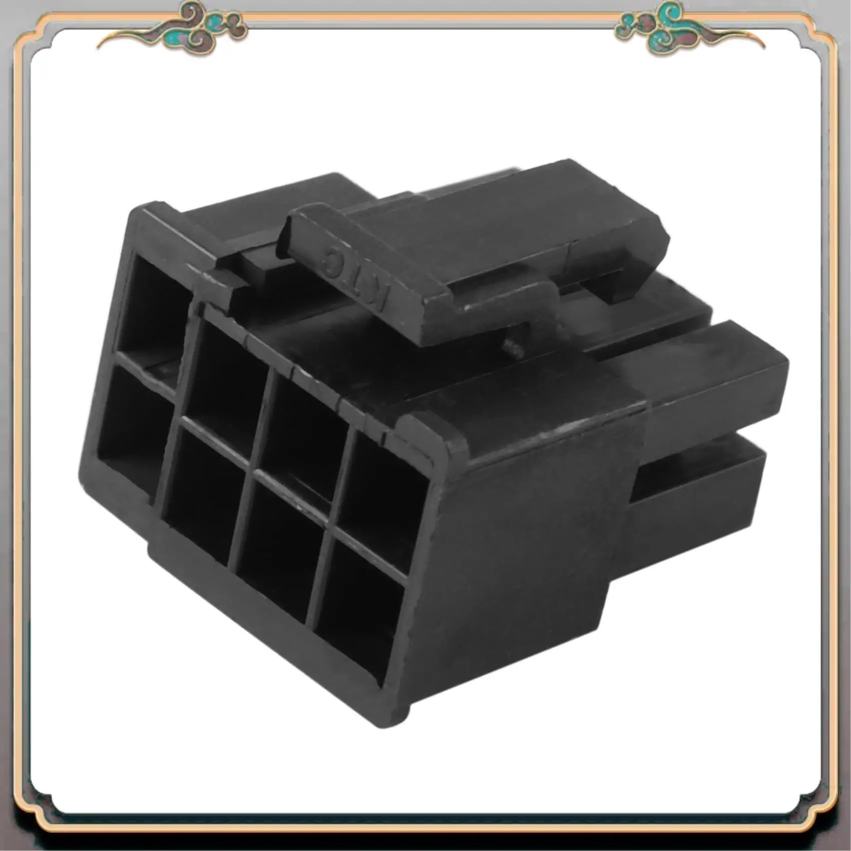 

A46M-60Pcs 4,2 мм 6 + 2 Pin 8P 8PIN разъем питания пластиковый корпус для ПК компьютер ATX видеокарта графический процессор, черный