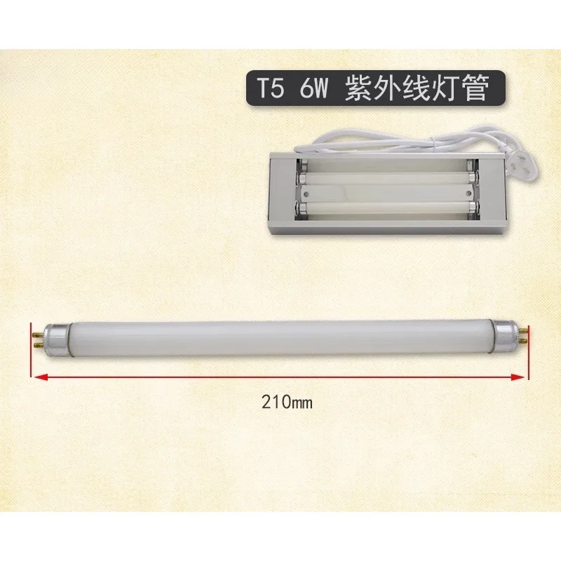 Herramienta de curado de lámpara UV portátil de 12W, tubo doble, luz de 365nm para trabajos de vidrio