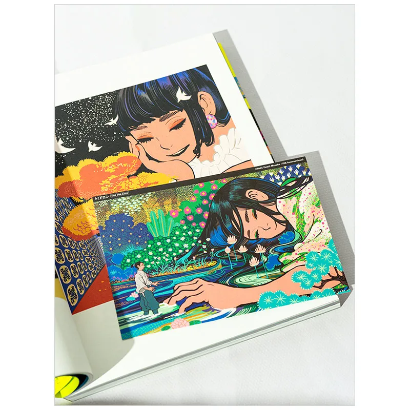 Tomii Masako Illustration Collection Tomidoron The Art of Retro Art Illustration Painting Book Randomly Sent in Japanese English
