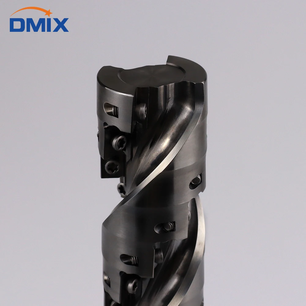 DMIX BAP300R BAP400R Corn Milling Cutter Rod Side Roughing Cutting Spiral Groove Machining Center Tool for APMT1135/1604 Insert