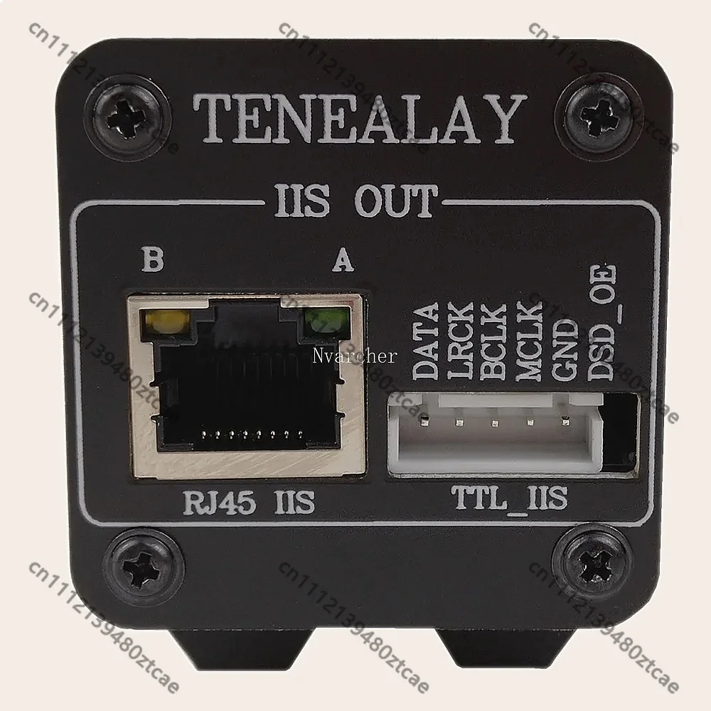 Nvarcher HDMI-Compatible to RJ45 IIS Signal Converter I2S Differential TTL Level for HiFi DAC Audio