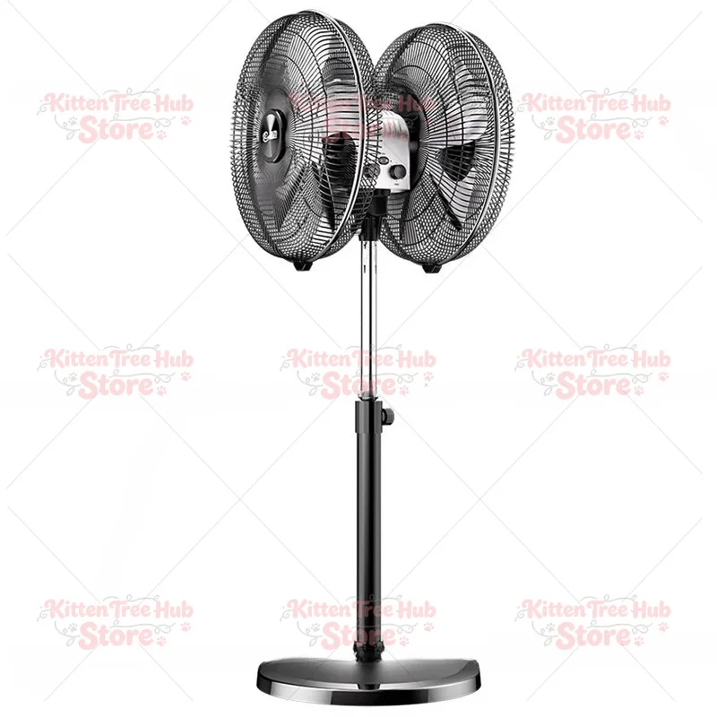Double head fan 360 degree rotating powerful electric fan commercial restaurant