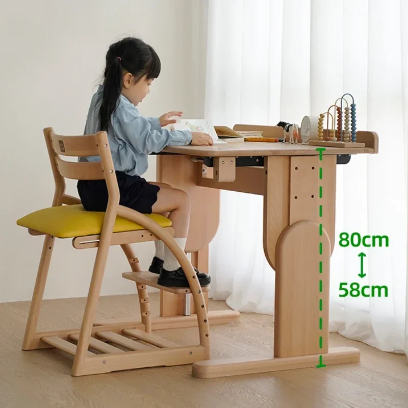 Adjustable Standing Study Desk Organizer Wood Household Student Desk Reading Home Mesa Escritorio Children's Furniture