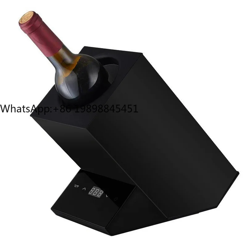 

One Bottle Can Wine Freezer Electric Wine Cellar Single Zone Mobile Wine Cooler Fast Cooling Thermoelectric