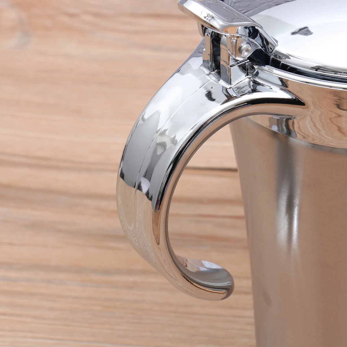 Olla para salsa de carne, tamaño L, dispensador de acero inoxidable para vinagre de oliva, salsa de soja, aceite de coco, aguacate, aceite de almendra, sin boquilla para fugas, 1 ud.