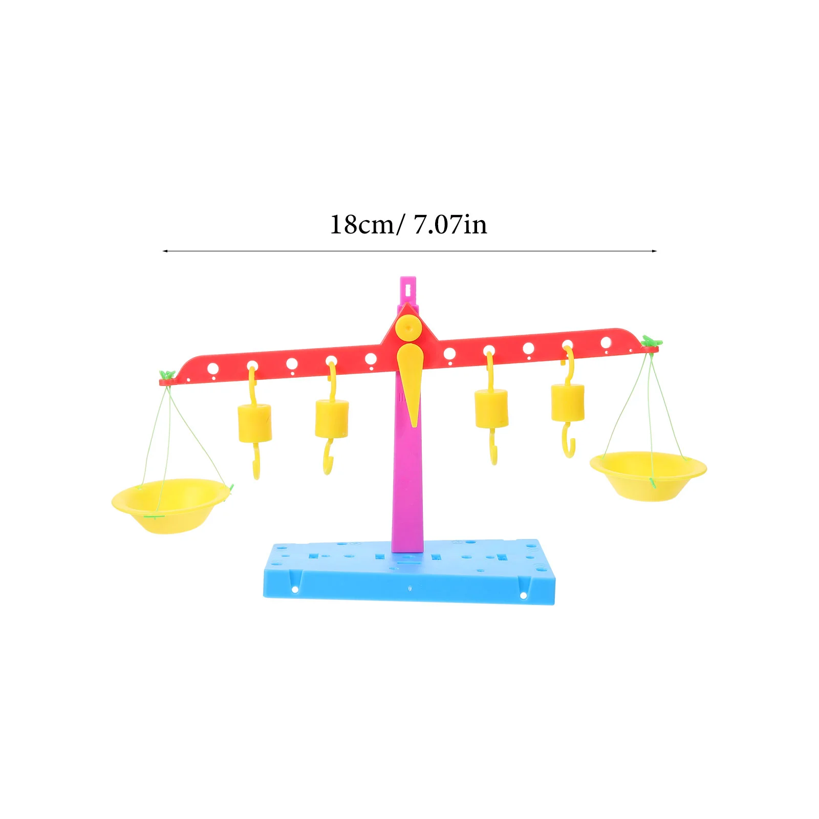 Experimental Lever Balance Educational Toy Science Material Assembly Toddler Toys DIY Plastic Scale Primary School