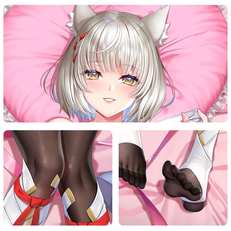 SFYX Original cat ears girl xenoblade chronicles 3 mio Dakimakura body pillow cover pillowcase