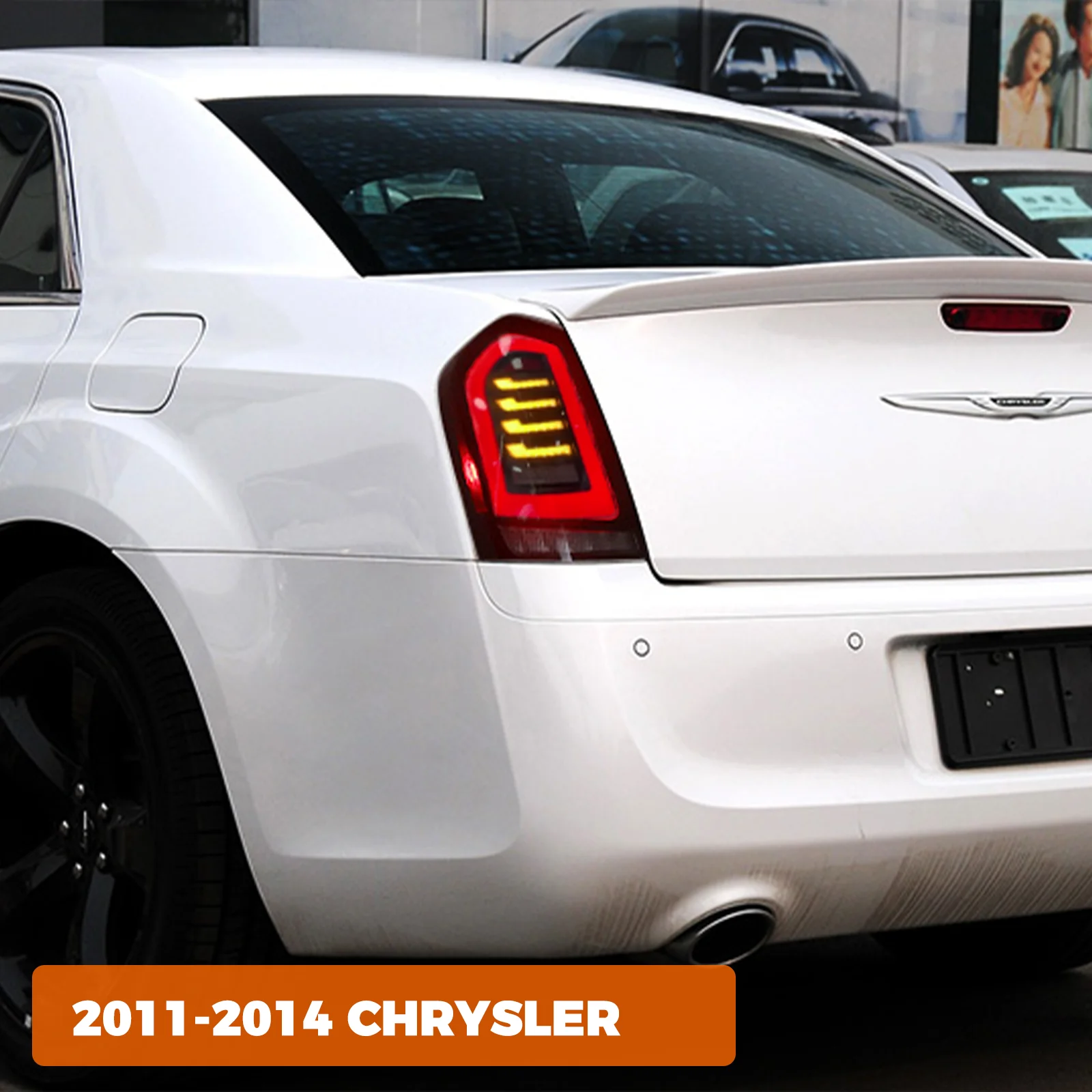 

LED Rear Taillight for CHRYSLER 300C 2011-2014 Attractive Sequential Turning Dynamic Animation Car Tail Lights Assembly