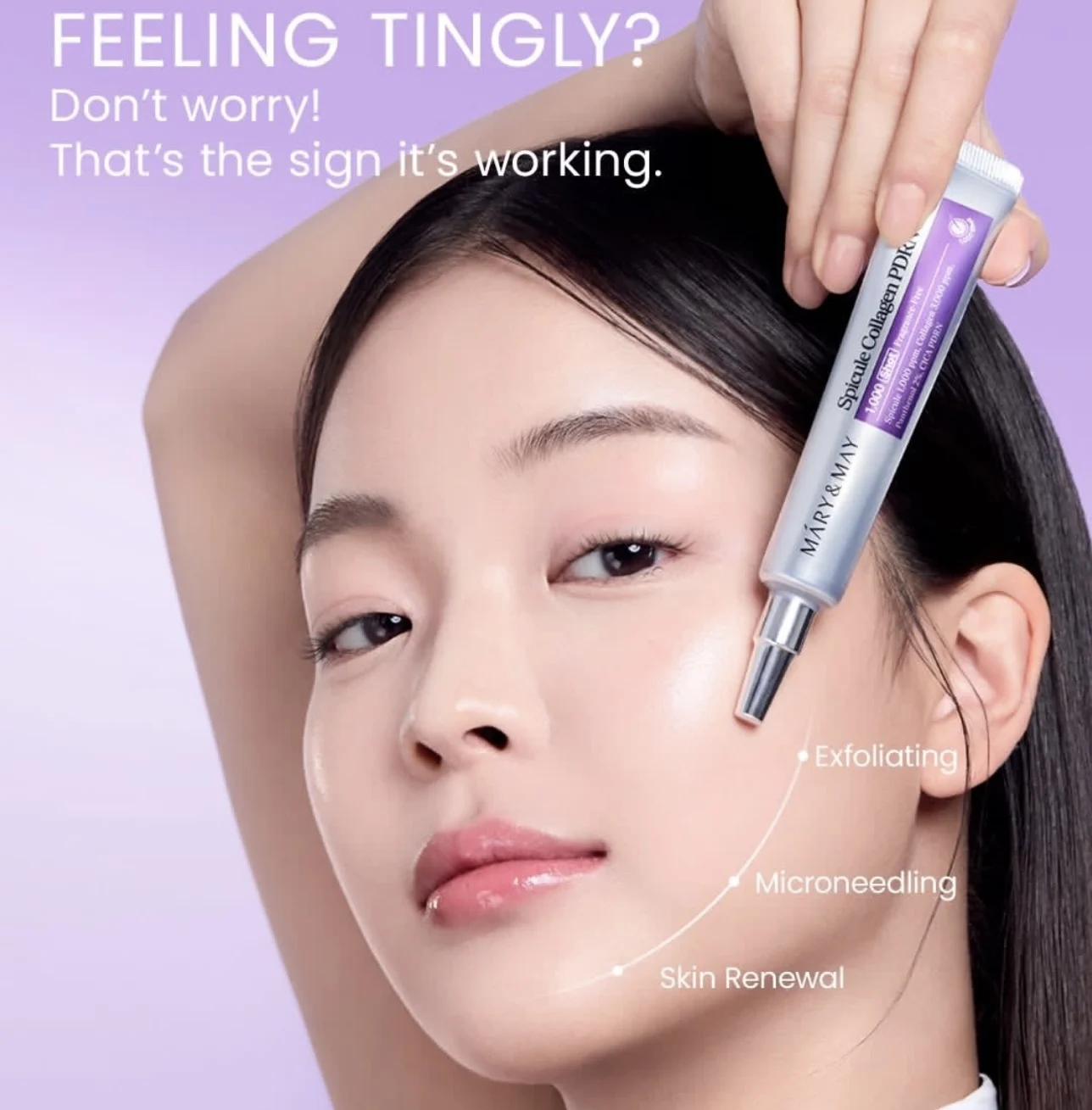 Mary&May 2,000 Shot Panthenol CICA PDRN Firming Anti-aging Cream Spicule Retinol Collagen PDRN Cream Whitening Korean Face Care view 5