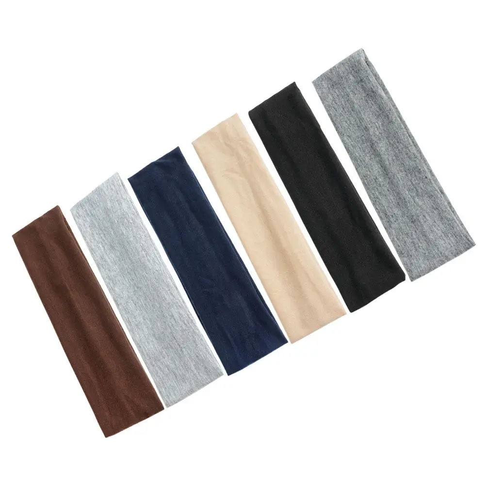 

Набор из 6 эластичных женских повязок на голову: нескользящие спортивные повязки для волос, мягкие хлопковые повязки для тренировок, йоги, тонкие аксессуары для волос, повязки для спа-процедур