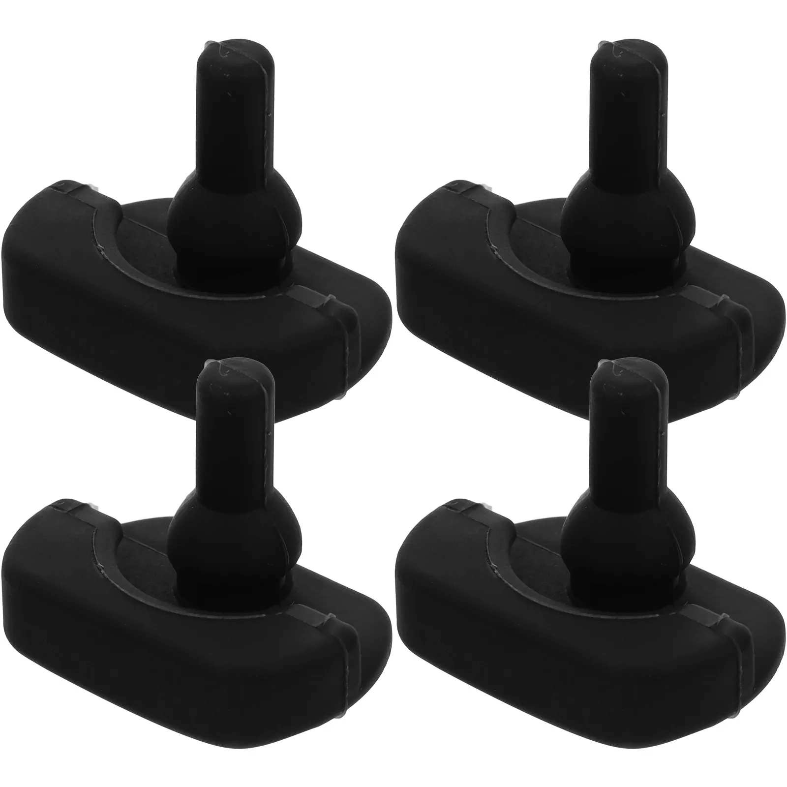 4Pcs ABS Air Fryer Bumpers Tray Feet Protective Covers Non-Scratch Basket Replacement Accessories Parts Air Fryer Bumpers