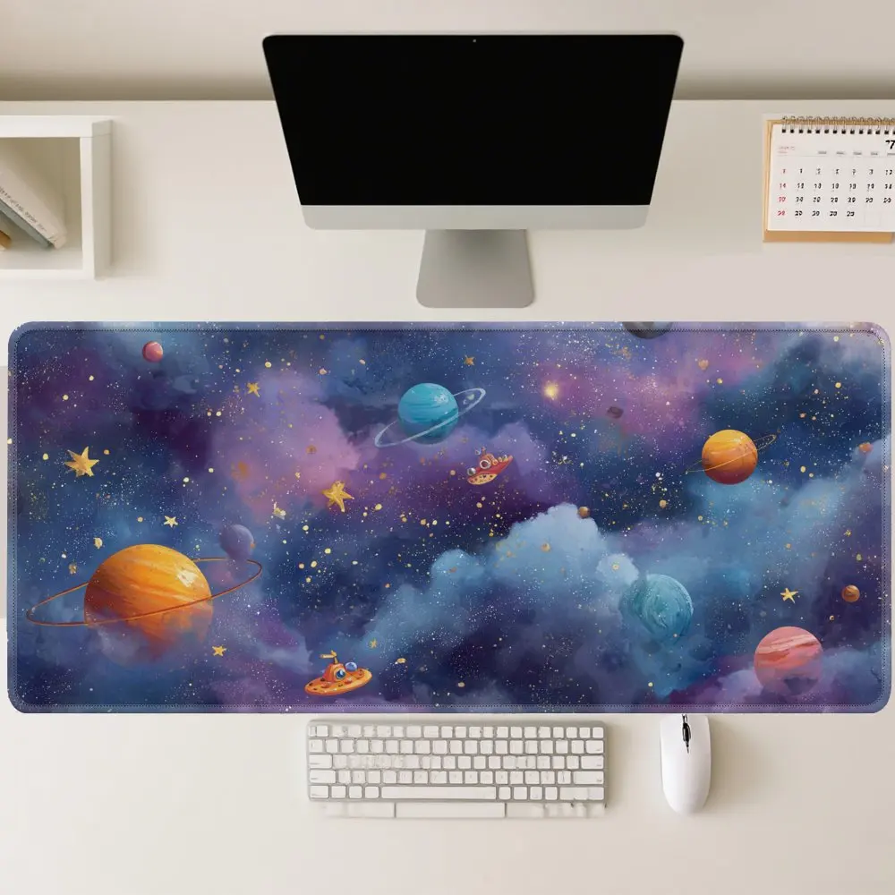 Mouse pad with Japanese aesthetic style computer desk accessories one piece playmat gaming mouse pad alfombrilla de escritorio