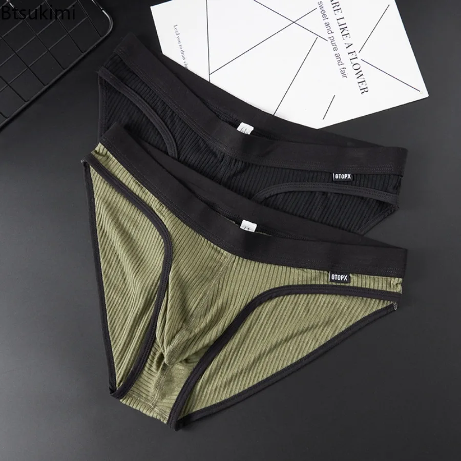 

Men's Sexy Underwear Gay Sexy Briefs Transparent Underwear Slip Breathable Silky Quick-Drying U-convex Pouch Underpants Thong