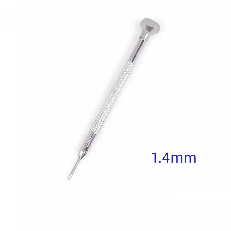 1PC Steel Slotted Screwdriver 0.8mm/1.0mm/1.2mm/1.4mm/1.6mm/1.8mm/2.0mm for Watch Repair Jewelry Making Repair Tool
