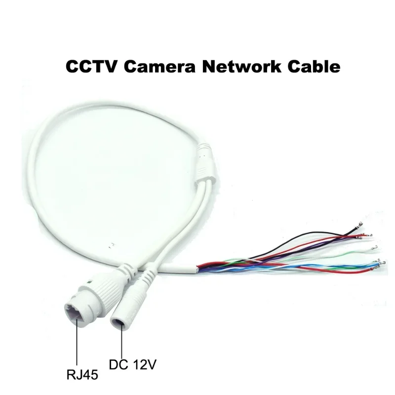 O cabo para a rede da câmera do IP do CCTV, substitua o cabo DC12V do RJ45